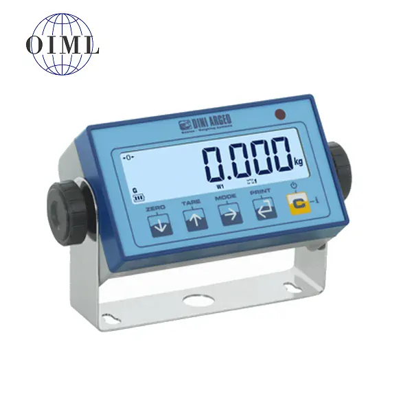 DINI ARGEO DFWL, IP-54, plast, LCD (Vážní indikátor certifikovaný dle normy EN45501/2015 pro obchodní vážení)