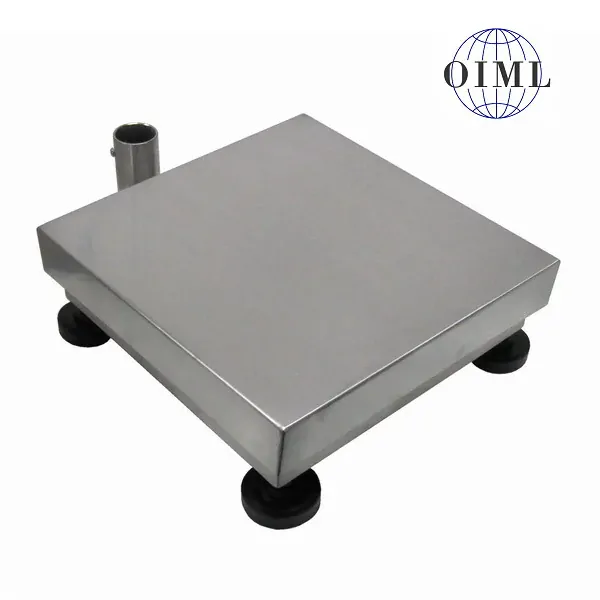 LESAK 1T5050LN, 300kg, 500x500mm, l/n (Vážní můstek v lakovaném provedení s nerezovým plechem bez vážního indikátoru)