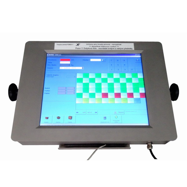 LESAK POSINOX 17IP54, IP-54, nerez, LCD (Průmyslový počítač s dotykovým monitorem 17", IP-54, včetně držáku na zeď)