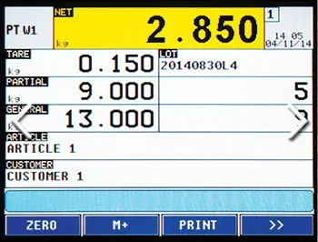 DINI ARGEO 3590EGT8 dotykový LCD 8", nerez IP68 (3590ET8 Nerezový indikátor hmotnosti s 8" dotykovou obrazovkou pro průmyslové aplikace )
