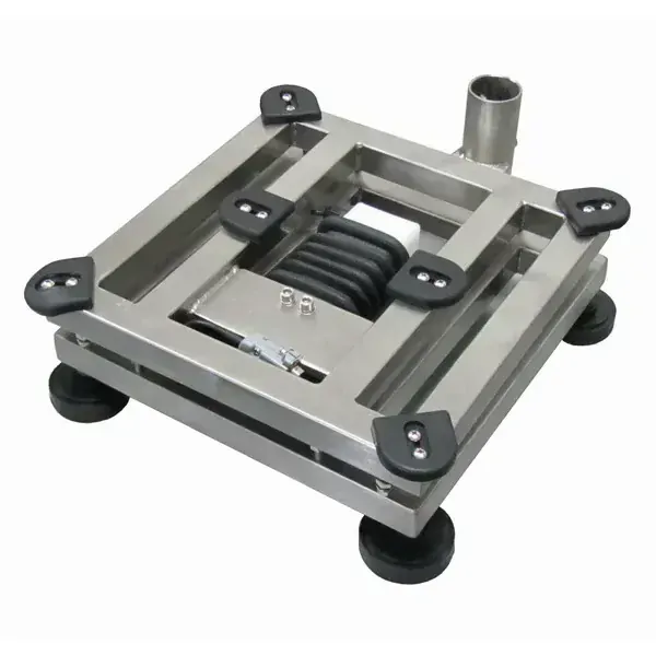 LESAK 1T5050NN, 300kg, 500x500mm, nerez (Vážní můstek v nerezovém provedení bez vážního indikátoru)