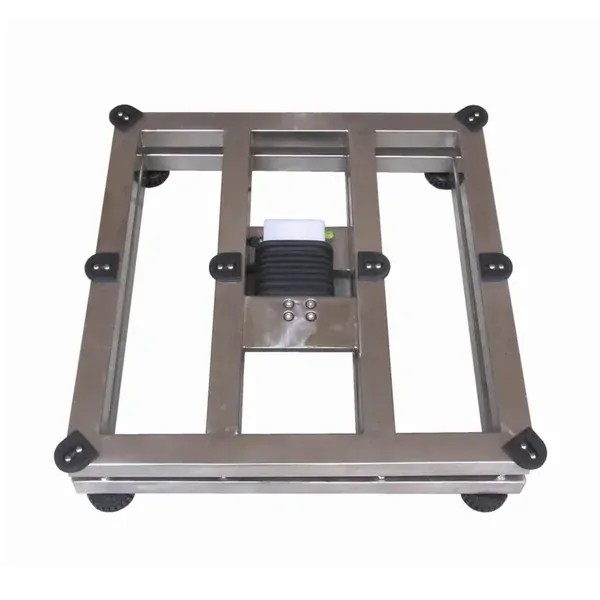 LESAK 1T6060NN, 300kg, 600x600mm, nerez (Vážní můstek v nerezovém provedení bez vážního indikátoru)