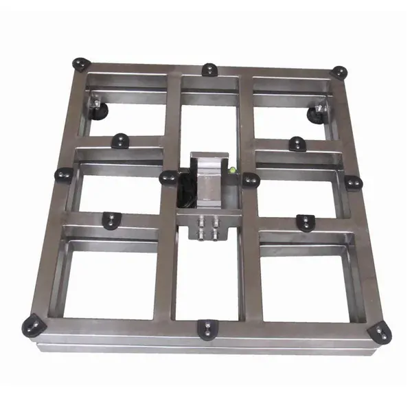 LESAK 1T8080NN, 150kg, 800x800mm (Vážní můstek v nerezovém provedení bez vážního indikátoru)