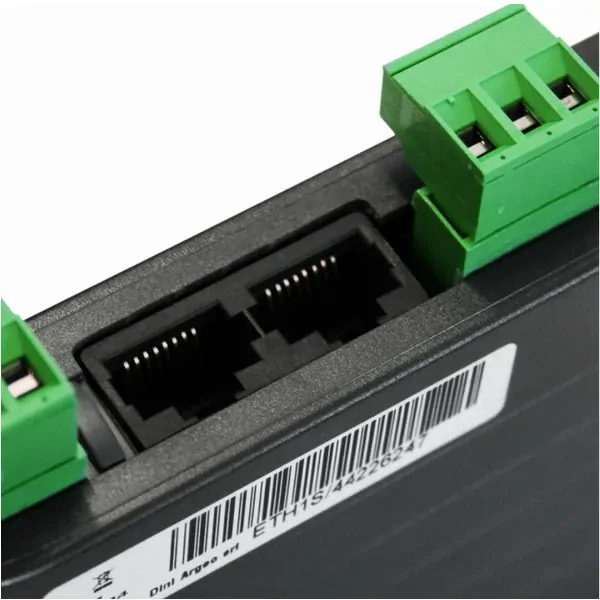 DINI ARGEO - ETHERNETIP1S, indikátor hmotnosti, rozhraní ETHERNET-IP (Indikátor hmotnosti DINI ARGEO pro průmyslové aplikace, DIN lištu, rozhraní ETHERNET IP)