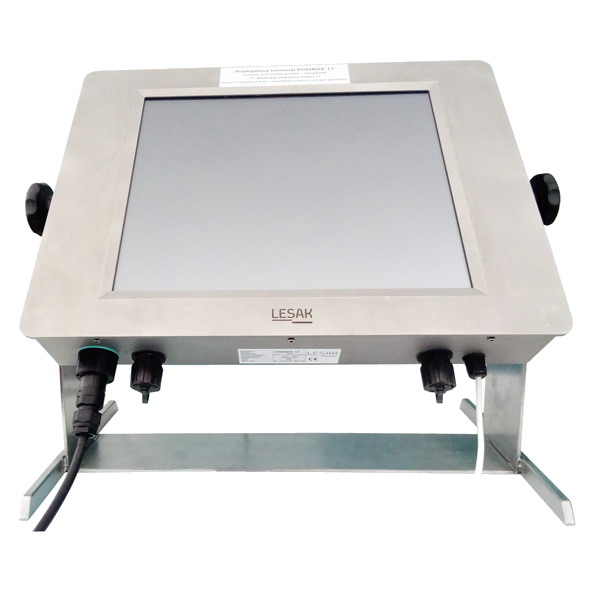 LESAK POSINOX 17, voděodolný, nerez, LCD (Průmyslový počítač s dotykovým monitorem 17", odolný proti vniknutí vody)