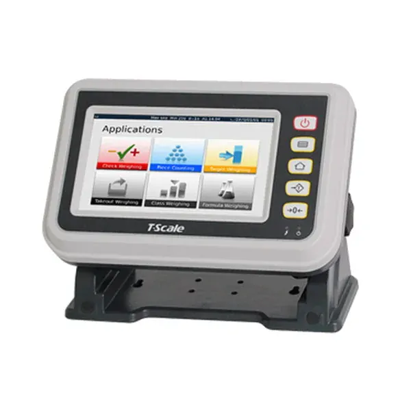 TSCALE T7, IP-54, plast, LCD dotykový displej 7" (Inteligentní indikátor s databází produktů určený na specální požadavky vážení, pro obchodní vážení)
