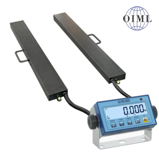 LESAK 4TVLL1250DFWL, 600kg/200g, 120x1250mm, lak (Ližinové váhy na palety v lakovaném provedení)