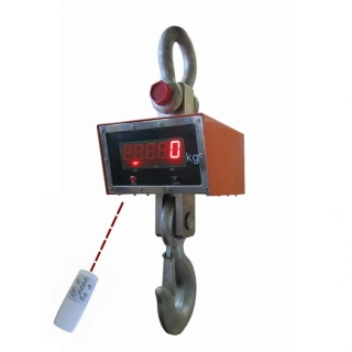 LESAK JEV, 20t/10kg (Závěsná/jeřábová váha s dálkovým ovládáním a svítícím LED displejem)