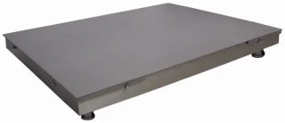 LESAK 4T1010PN, 300kg, 1000x1000mm, nerez (Podlahová vážní plošina v nerezovém provedení bez vážního indikátoru)